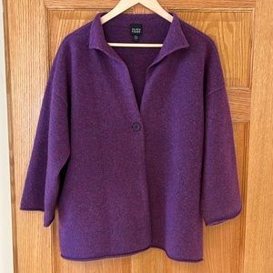 Purple Eileen Fisher sweater